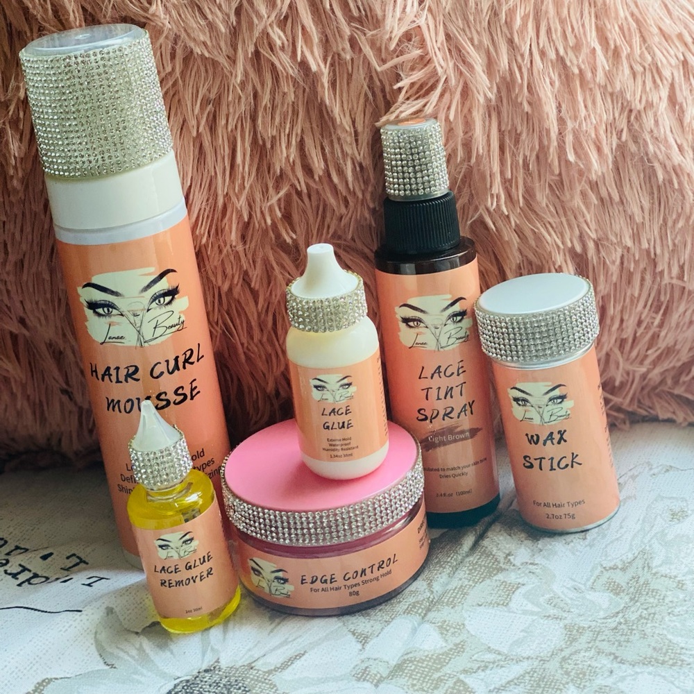 Hair products for natural hair and wigs